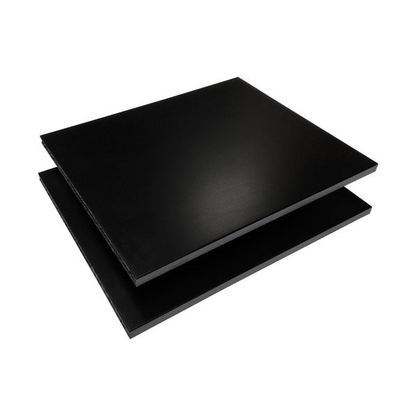 Crne police za modularni sustav polica 2 kom 32x27 cm Mistral Kubus - Hammel Furniture-image-2