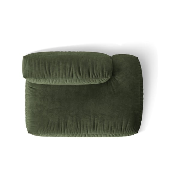 Zelena baršunasti modularna sjedeća garnitura (s desnim kutom) Martina – Micadoni -image-3