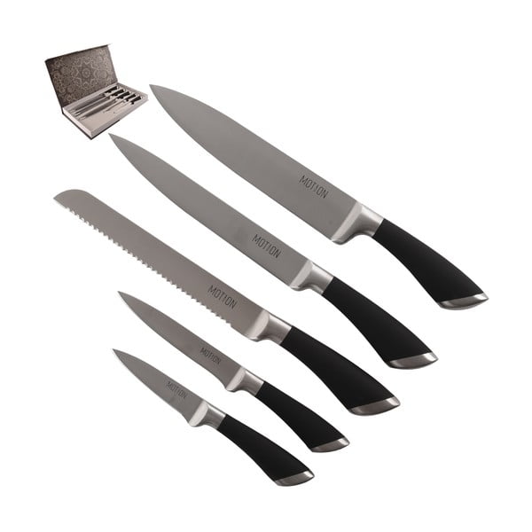 Set od 5 kuhinjskih noževa od nehrđajućeg čelika Orion Motion