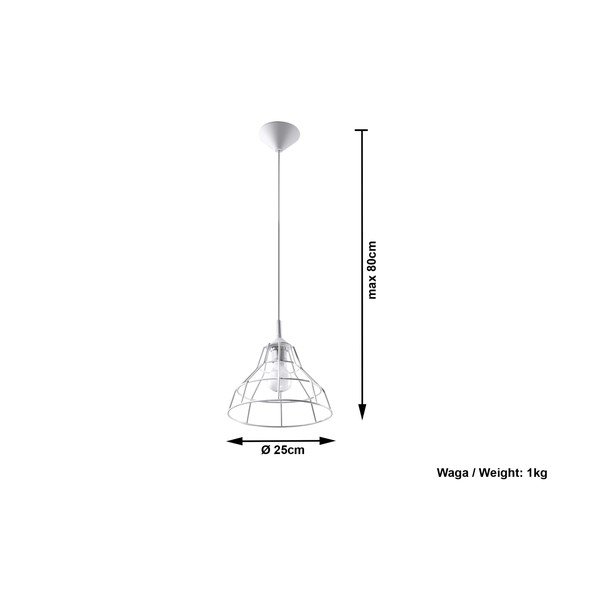 Crna viseća lampa Sollux Asama-image-4