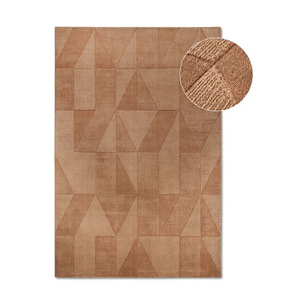 Smeđi ručno rađen vuneni tepih 190x280 cm Ursule – Villeroy&Boch