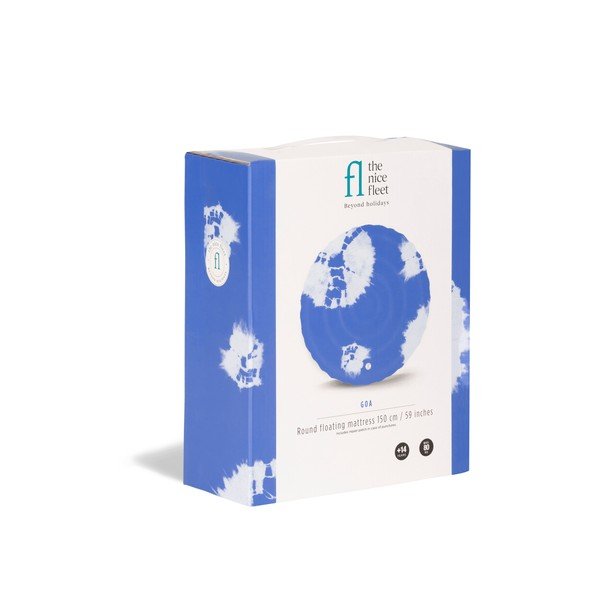 Plavi madrac za plažu na napuhavanje The Nice Fleet Goa-image-2