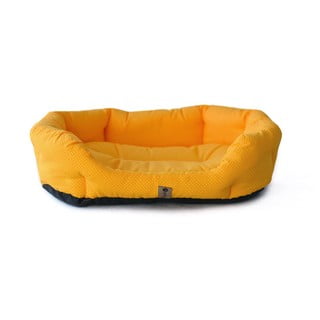 Žuti pamučni krevet 65x50 cm Sunny - Petsy