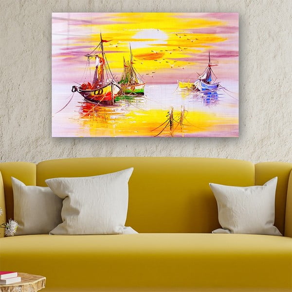 Staklena slika 100x70 cm Sunset - Wallity-image-1