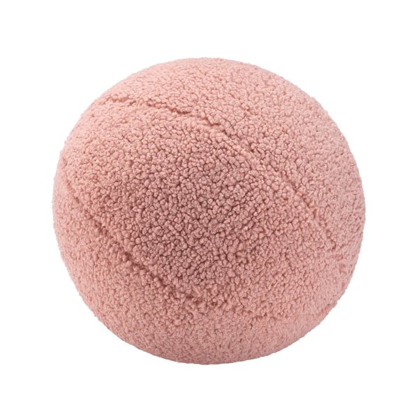 Ružičasti dječji jastuk za sjedenje od bouclé tkanine Ball – Wigiwama
