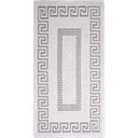 Sivo-bež pamučni tepih Vitaus Versace, 80 x 200 cm