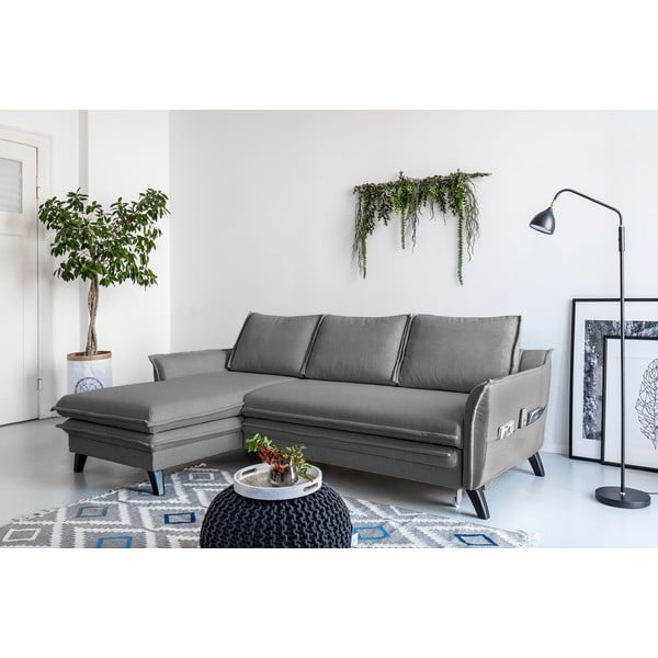 Siva kutna garnitura na razvlačenje Miuform Charming Charlie, lijevi kut-image-3