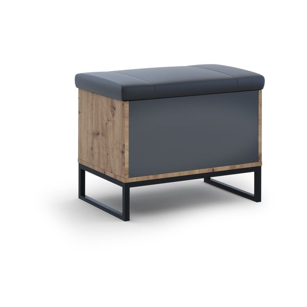 Stalak za cipele u dekoru hrasta s klupom Olis - Cosmopolitan Design-image-4