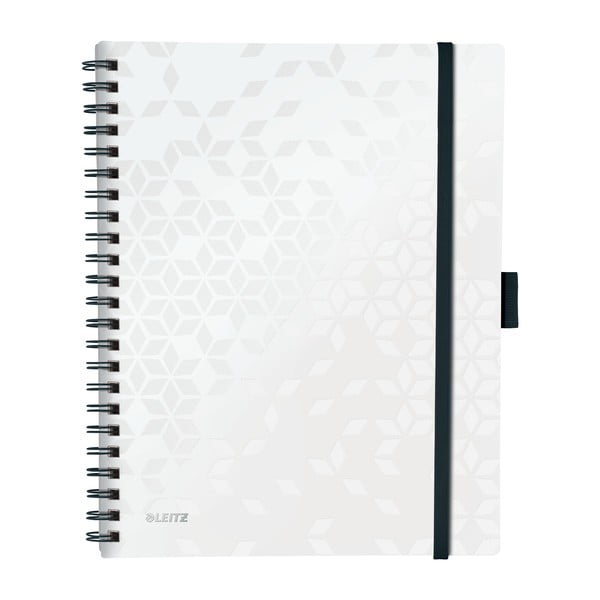 Bijela bilježnica s crtama Leitz, 80 stranica