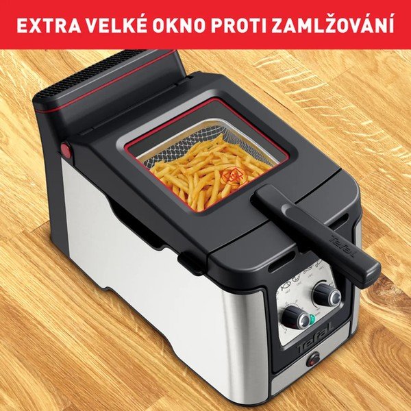 Crna-u mat srebrnoj boji friteza Clear Duo FR600D10 – Tefal-image-4