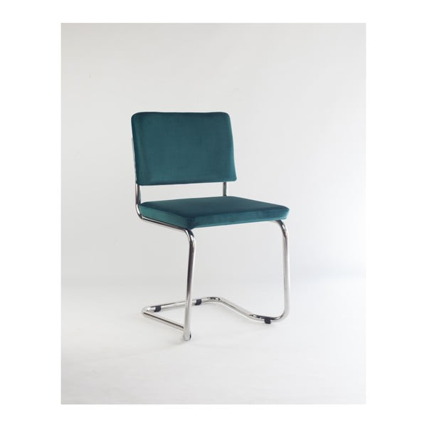 Velvet Atelier Bertha stolica s tirkiznom baršunastom presvlakom