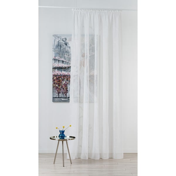 Krem prozirna zavjesa 140x245 cm Hazel – Mendola Fabrics-image-1