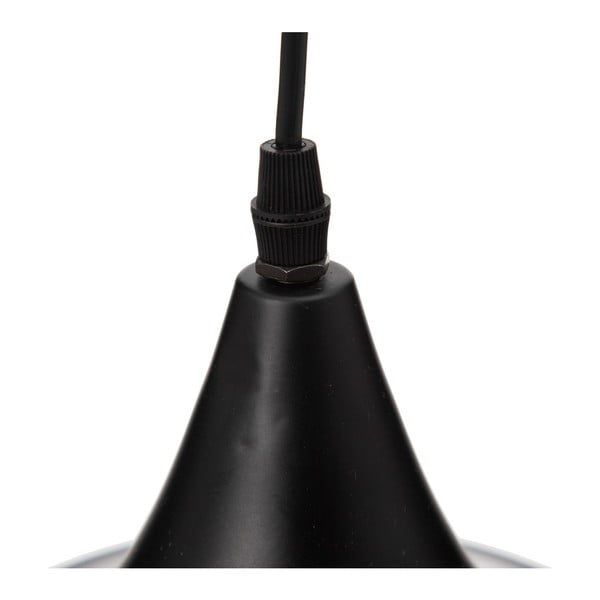 Crna viseća svjetiljka s metalnim sjenilom ø 36 cm – Ixia-image-2