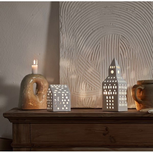 Keramički svijećnjak za svijeću lučicu Urbania Lighthouse Church Tower – Kähler Design-image-1