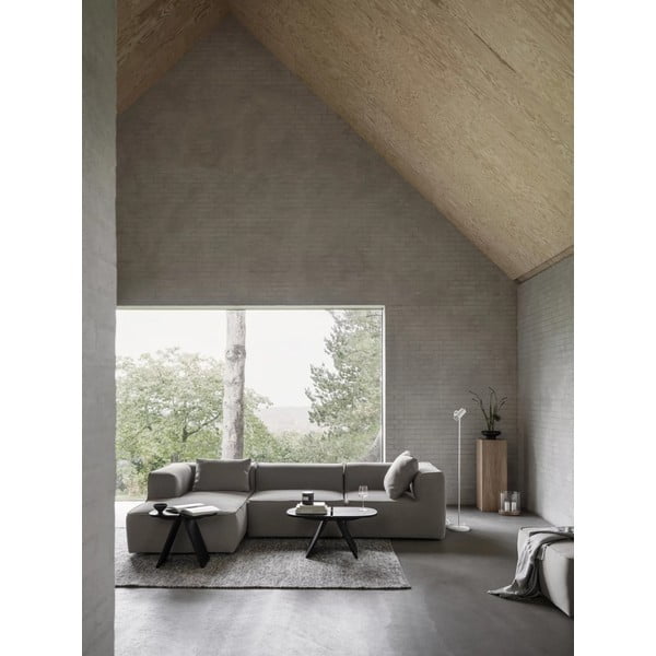 Crni stolić za kavu od punog hrasta 43x80 cm Avio – Blomus-image-1