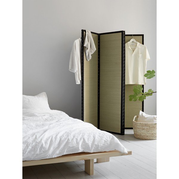 Bračni krevet od borovine s madracem Karup Design Japan Comfort Mat White/Black, 140 x 200 cm-image-1