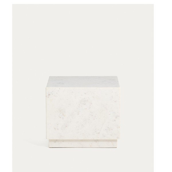Mramorni pomoćni stol 40x40 cm Sorein – Kave Home-image-2