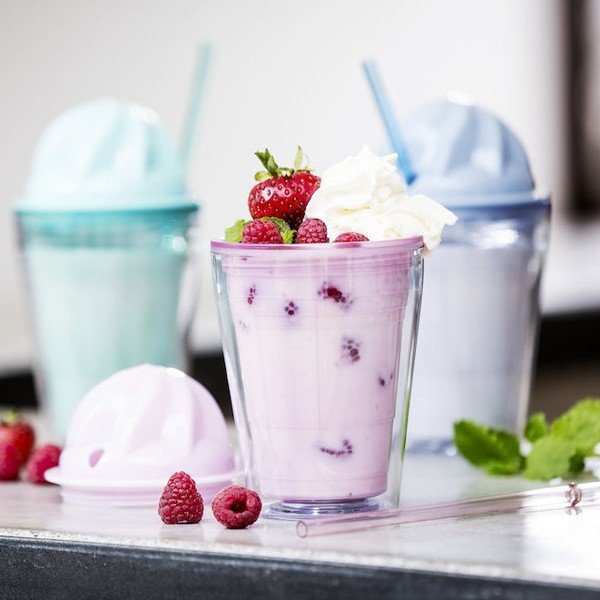 Plava šalica za milkshake Sagaform, 350 ml-image-1