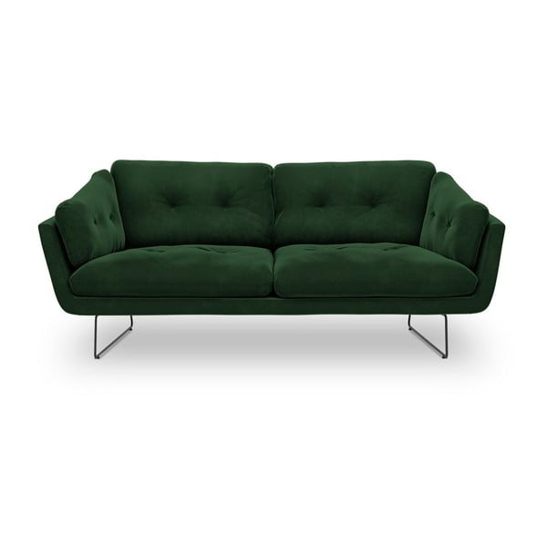 Boca zelena baršunasta sofa Windsor & Co Sofas Gravity