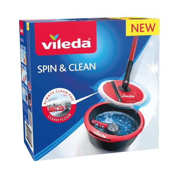 Set kanta i mop Vileda Spin&Clean-image-4