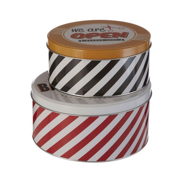 Set od 2 kutije od kositara Premier Housewares Barber Shop-image-4
