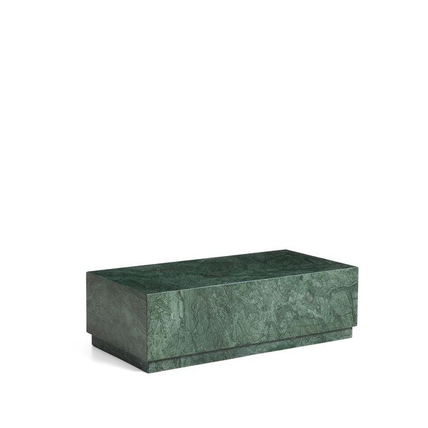 Zeleni mramorni stolić za kavu 50x100 cm Sorein – Kave Home