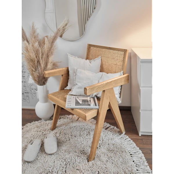 Stolica s pletenom tkaninom Sissi - Westwing Collection-image-1