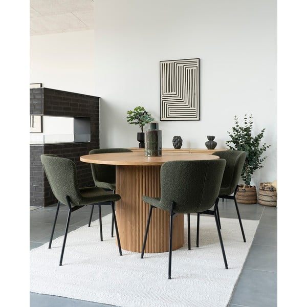 Tamno zelene blagovaonske stolice u setu 2 kom Maceda – House Nordic-image-1