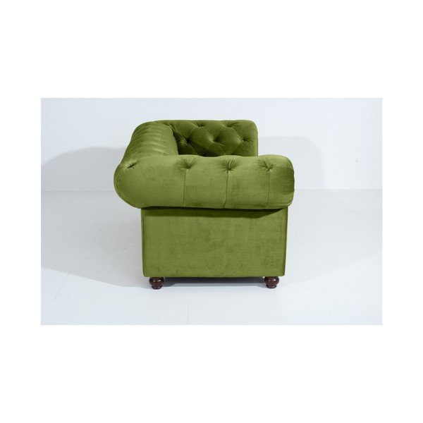 Zelena sofa Max Winzer Orleans Velvet, 196 cm-image-2