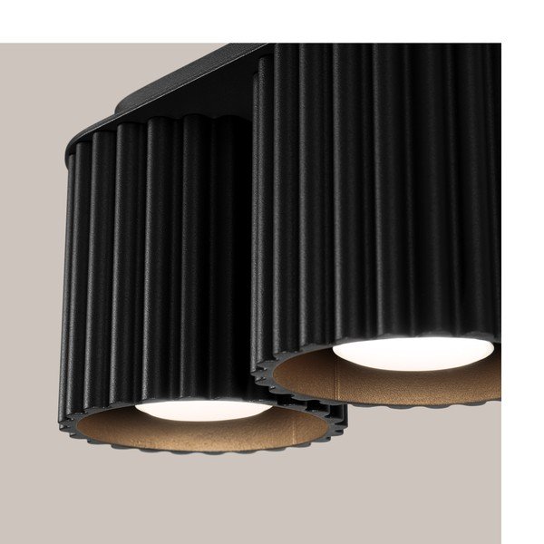 Crni metalni reflektor 10x21 cm Zora – Sollux-image-4