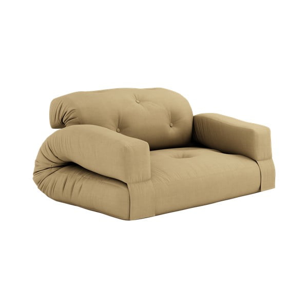 Žuti kauč na razvlačenje 140 cm Hippo - Karup Design