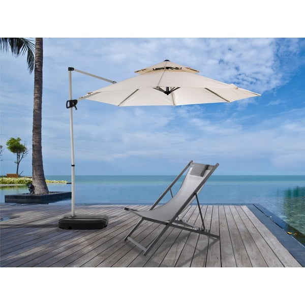 Bijeli suncobran ø 350 cm Numana – Tomasucci-image-1