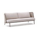 Bež/smeđe-siva podstavljena vrtna sofa Sedalis – Kave Home