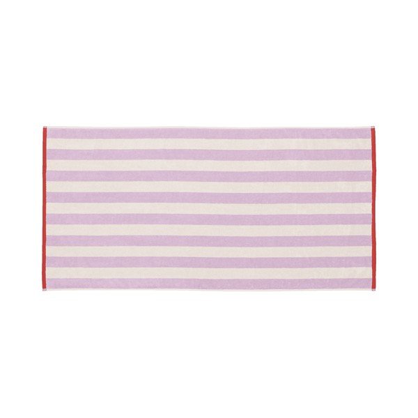 Pamučan ručnik od frotira u boji lavande/krem 70x140 cm Gobo – noo.ma-image-2