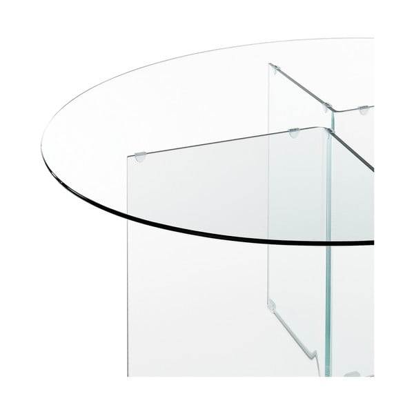 Stakleni okrugao blagovaonski stol ø 130 cm Kaya – Tomasucci-image-2