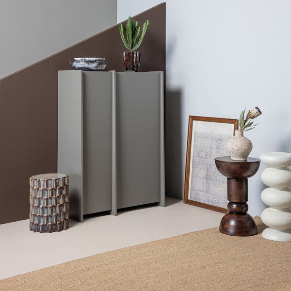 Okrugao pomoćni stol od masivnog manga ø 46 cm Emel – WOOOD-image-2