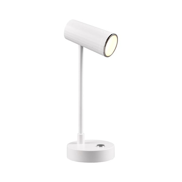Bijela LED stolna lampa s mogućnošću zatamnjivanja (visina 28 cm) Lenny – Trio-image-3