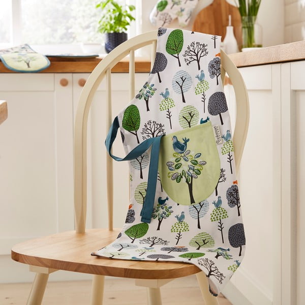 Pamučna pregača Forest Birds – Cooksmart ®-image-1