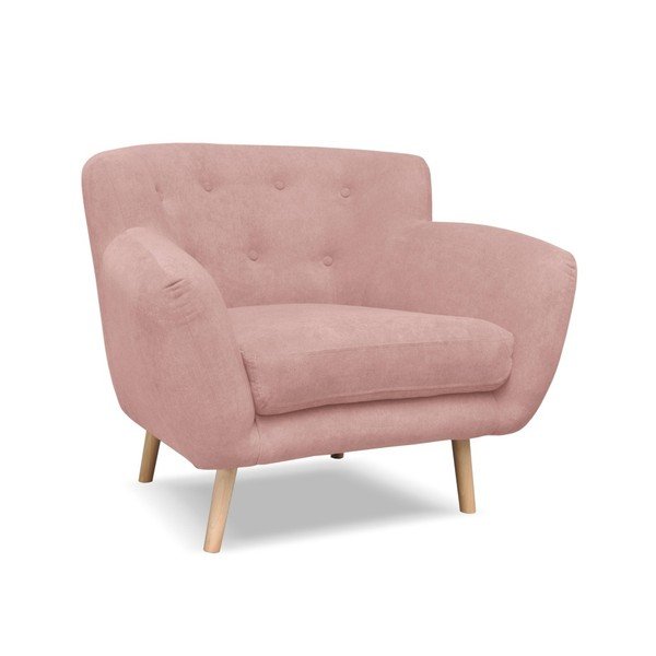 Svijetloružičasta fotelja Cosmopolitan design London-image-2