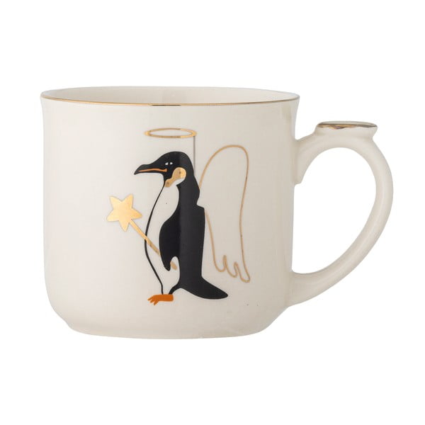 Krem šalica s božićnim motivom s cjedilom od kamenine 300 ml Valentin – Bloomingville-image-3