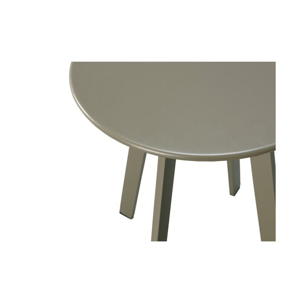 Zeleni željezni vrt kava stolovi drvo fer, Ø 40 cm-image-1