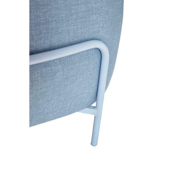 Plavi pouf s metalnom konstrukcijom Hübsch Carry-image-3