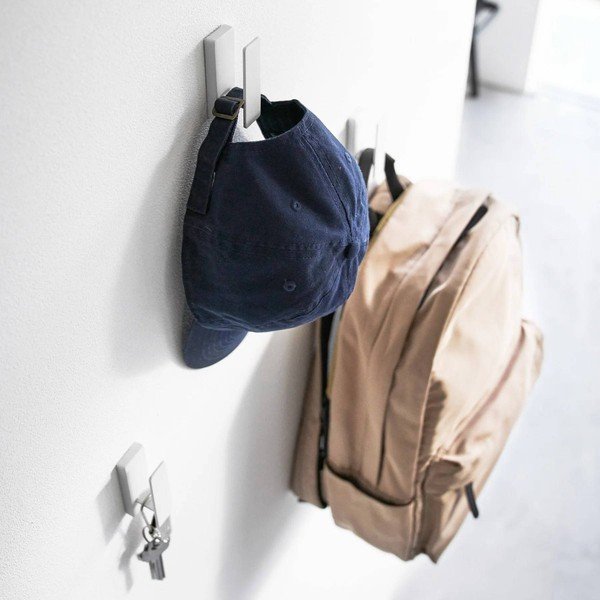 Bijele metalne zidne kuke u setu 3 kom Tower – YAMAZAKI-image-4