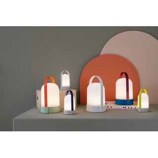 Crvena/plava LED stolna lampa s mogućnosti zatamnjivanja (visina 25 cm) Uri – Remember