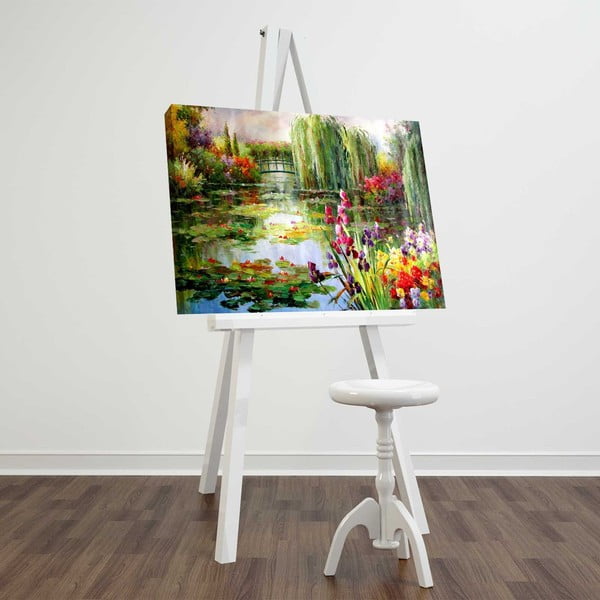Zidna slika na platnu Impressionist Garden, 70 x 45 cm-image-1
