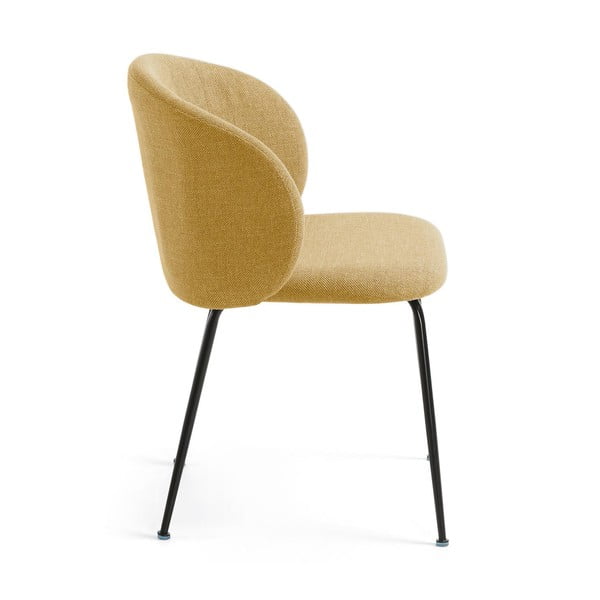 Senf žuta podstavljena blagovaonska stolica Minna – Kave Home-image-2