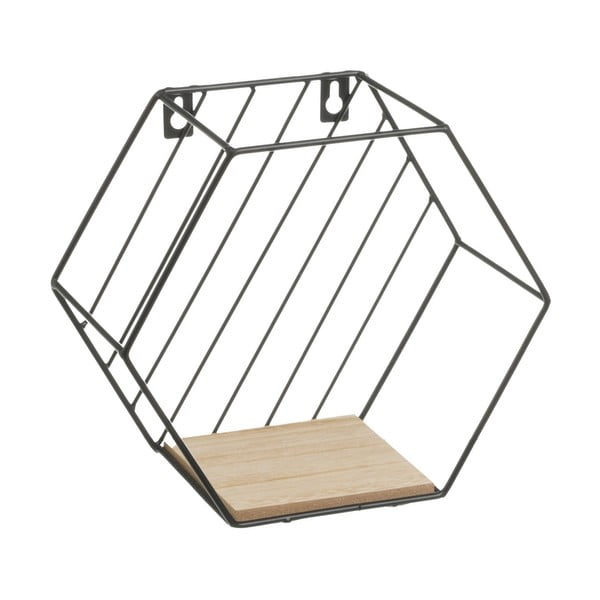 Crne/u prirodnoj boji police u setu 3 kom 31 cm – Casa Selección-image-2