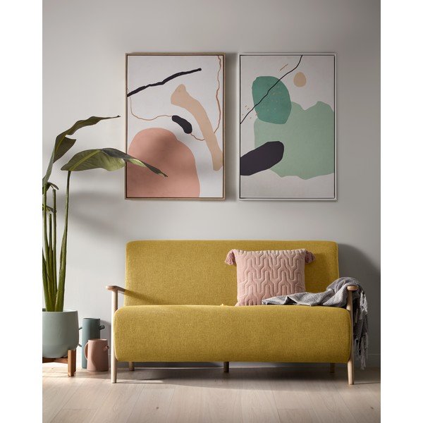 Zelena tegla na stalku Kave Home, visina 36 cm-image-4