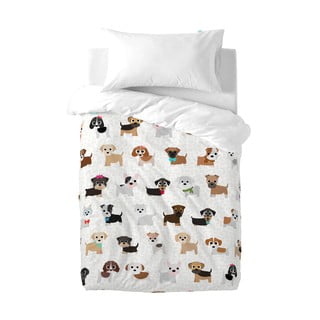 Dječja pamučna posteljina Mr. Fox Dogs, 100 x 120 cm