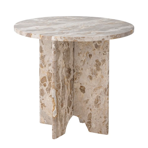 Mramorni okrugli pomoćni stol ø 46 cm Jasmia – Bloomingville-image-3